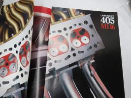Peugeot 405 1988 -myyntiesite / sales brochure