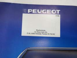 Peugeot 405 1988 -myyntiesite / sales brochure