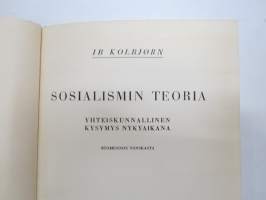 Sosialismin teoria - Yhteiskunnallinen kysymys nykyaikana