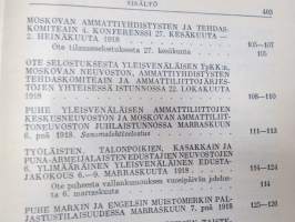 Lokakuun suuresta sosialistisesta vallankumouksesta - kirjoituksia ja puheita