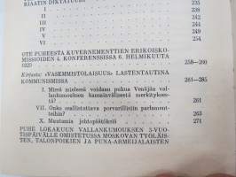 Lokakuun suuresta sosialistisesta vallankumouksesta - kirjoituksia ja puheita