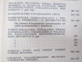 Lokakuun suuresta sosialistisesta vallankumouksesta - kirjoituksia ja puheita