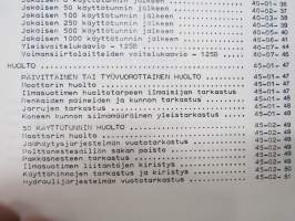Michigan 125B runko-ohjattu pyöräkuormaaja -käyttöohjekirja nr 2921-R1 - GM - 441A101 lähtien, Cummins 439A101 lähtien, KOPIO -operator´s manual in finnish
