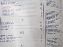 Automotor - Peugeot - Vehicle application spare parts catalogue - Catalogue des applications pour vehicles -varaosaluettelo