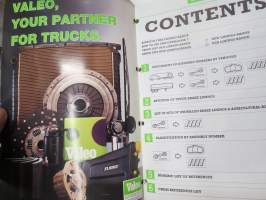 Valeo Braking for trucks 1996/97 jarruosia kuorma-auotihin -kuvitettu varaosaluettelo ja korvaavuudet