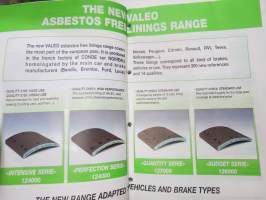 Valeo Braking for trucks 1996/97 jarruosia kuorma-auotihin -kuvitettu varaosaluettelo ja korvaavuudet