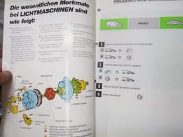 Valeo Anlasser und Lichtmaschinen 1992/93 starttimottorit ja laturit -kuvitettu varaosaluettelo ja korvaavuudet
