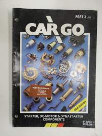 Car Go Auto Electrical Components starter, DC-motor &amp; dynastarter part 3 -varaosaluettelo