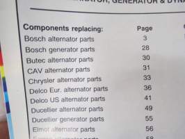 Car Go Auto Electrical Components alternator &amp; dynastarter parts - part 2 -varaosaluettelo