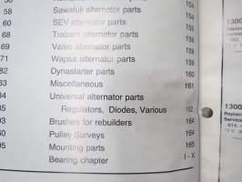 Car Go Auto Electrical Components alternator &amp; dynastarter parts - part 2 -varaosaluettelo