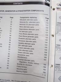 Car Go Auto Electrical Components alternator &amp; dynastarter parts - part 2 -varaosaluettelo