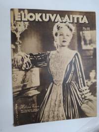 Elokuva-Aitta 1945 nr 21, kansikuva Helena Kara, Jussit jaettiin, Rauli Tuomi &amp; Rakel Linnanheimo kotonaan, Ihailijakirjeitä, Shirley Temple, Oscar Lindelöf kertoo