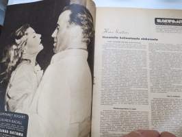 Elokuva-Aitta 1945 nr 21, kansikuva Helena Kara, Jussit jaettiin, Rauli Tuomi &amp; Rakel Linnanheimo kotonaan, Ihailijakirjeitä, Shirley Temple, Oscar Lindelöf kertoo