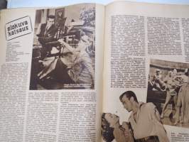 Elokuva-Aitta 1946 nr 15-16, kansikuva Mirjam Novero, Missä he ovat? - Hajatietoja saksalaisen elokuvan kohtaloista, Shirley Temple täytti 18 vuotta, Rita Hayworth