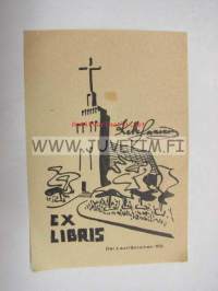 Ex Libris &quot;kirkko&quot; -kirjanomistajamerkki