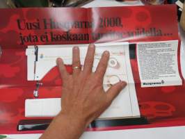 Husqvarna 2000 ompelukone -myyntiesite / sales brochure