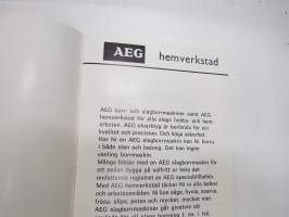 AEG Hemverkstad -broschyr / esite