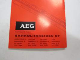 AEG Hemverkstad -broschyr / esite
