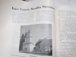 Kylkirauta nr 20-21 (1953), Kadettikunta-julkaisu, Suur-Savo kaksoisnumero, mukana kulta- ja hopeapainettu Mikkelin kaupungin Vapudenristivaakuna -cadet officer´s