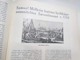Kylkirauta nr 20-21 (1953), Kadettikunta-julkaisu, Suur-Savo kaksoisnumero, mukana kulta- ja hopeapainettu Mikkelin kaupungin Vapudenristivaakuna -cadet officer´s