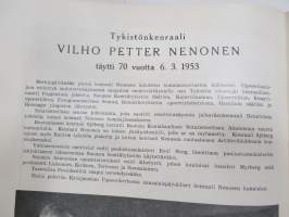 Kylkirauta nr 20-21 (1953), Kadettikunta-julkaisu, Suur-Savo kaksoisnumero, mukana kulta- ja hopeapainettu Mikkelin kaupungin Vapudenristivaakuna -cadet officer´s