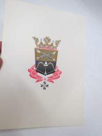 Kylkirauta nr 20-21 (1953), Kadettikunta-julkaisu, Suur-Savo kaksoisnumero, mukana kulta- ja hopeapainettu Mikkelin kaupungin Vapudenristivaakuna -cadet officer´s