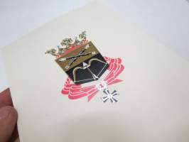 Kylkirauta nr 20-21 (1953), Kadettikunta-julkaisu, Suur-Savo kaksoisnumero, mukana kulta- ja hopeapainettu Mikkelin kaupungin Vapudenristivaakuna -cadet officer´s