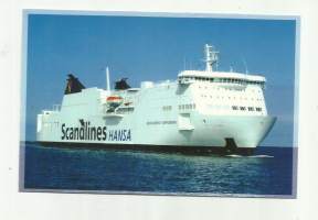 Mecklenburg Vorpommern  - laivakortti, laivapostikortti A5 koko  kulkematon  laivan tekniset tiedot takana