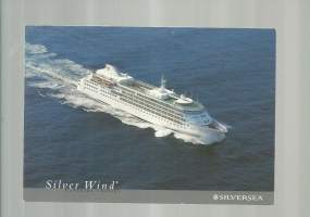 Silverwind- laivakortti, laivapostikortti A5 koko  kulkematon