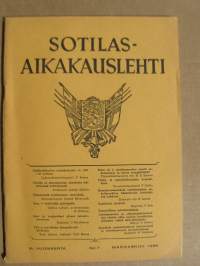 Sotilasaikakausilehti Marraskuu 1956 nr 7 (31. vsk)