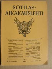 Sotilasaikakausilehti Helmikuu 1957 nr 1 (32. vsk)