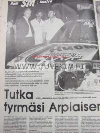 Vauhdin maailma 1984 nr 9 -mm. Suurajot, Mitsubishi Colt Turbo, MM-motocross Kuopio, VM-TWR Street Race Hanko, SM-Imatra ralli EM-RR Imatra