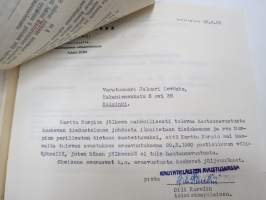 Eläkekirja nr 11880, Valtionrautateiden eläkelaitos, Ylikonduktöörin leski Kerttu Norpio, 1948, Avustuskassan jäsenkirja, säännöt, eroamisasiakirja