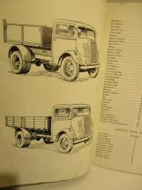 Ford Thames 5 Ton Truck Model 7V 1939-1949 - Spare Parts List