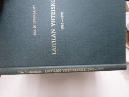 Laitilan Yhteiskoulu 1945-1970 -kouluhistoriikki matrikkelitietoineen oppilaista