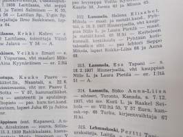 Laitilan Yhteiskoulu 1945-1970 -kouluhistoriikki matrikkelitietoineen oppilaista