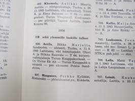 Laitilan Yhteiskoulu 1945-1970 -kouluhistoriikki matrikkelitietoineen oppilaista
