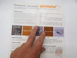 Husqvarna automatic - hyötyompelein -esite