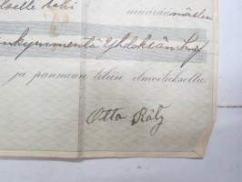 Vekseli, Rovaniemi 14.1.1914, A. Lampa, Otto Räty