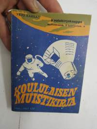 Koululaisen Muistikirja 1966-1967 -lukuvuosikalenteri, runsaasti artikkeleita &amp; tietoa monilta aloilta ja harrasteista -calendar / yearbook for school pupils