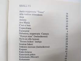 Toivelauluja 1 - Kokoelma suosittujen laulujen ja iskelmien tekstejä, Toimittanut Kullervo - vuonna 1992 julkaistu Toivelauluja-vihkojen viiden ensimmäisen