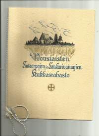 Nousiaisten Sotaorpojen ja Sankarivainajien kukkasrahasto - adressi 1957