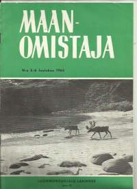 Maanomistaja 1965 nr 5-6  / luonnonsuojelu laajenee