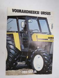 Ursus 385-sarja Voimakoneeksi Ursus traktori -myyntiesite / sales brochure