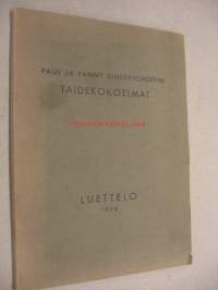 Paul ja Fanny Sinebrychoffin taidekokoelmat luettelo 1936 -art collection catalogue