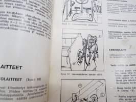 Sampo Rosenlew 410, 460 Leikkuupuimuri -käyttöohjekirja - Combine operator´s manual in finnish