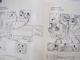 Sampo Rosenlew 410, 460 Leikkuupuimuri -käyttöohjekirja - Combine operator´s manual in finnish