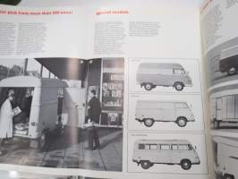 Hanomag-Henschel F 20, F 25, F 30, F 35 utility vans light-duty truck line -sales brochure / myyntiesite