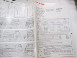 Hanomag-Henschel Dropsiders F 20, F 25, F 30, F 35 -sales brochure / myyntiesite