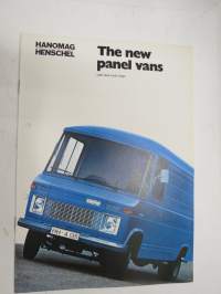 Hanomag-Henschel The New panel vans light-duty truck range F 40 Ka, F 46 Ka, F 55 Ka, F 40/45 B -sales brochure / myyntiesite